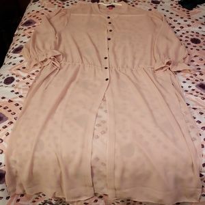 Womens Sheer Blouse/Tunic